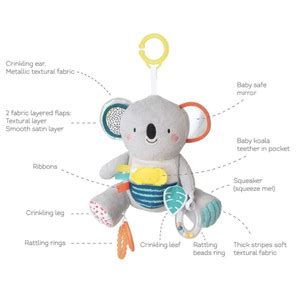 kummykoala|Taf Toys Kimmy The Koala Baby Activity and Toy with Multi。